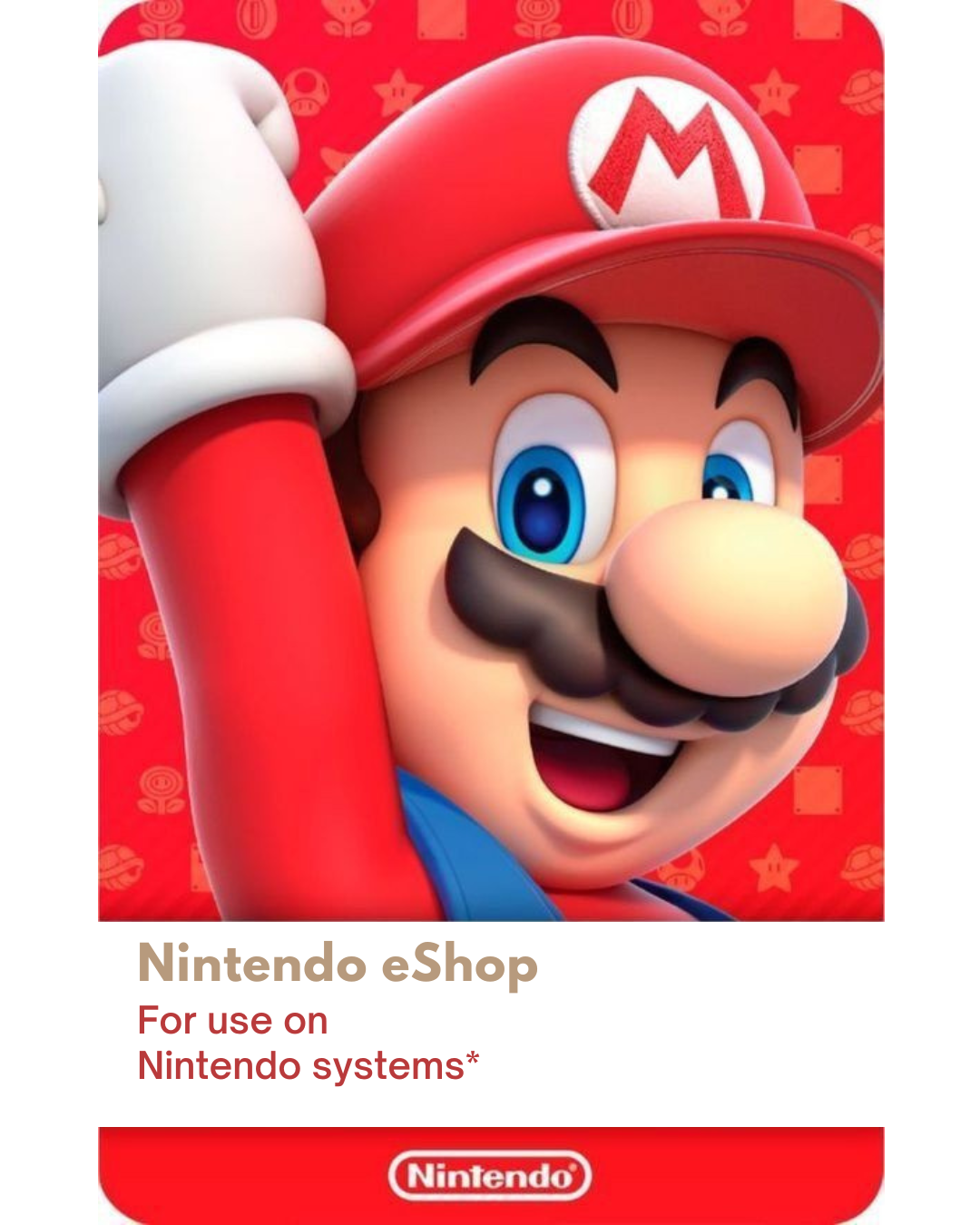 Cartes Cadeaux Nintendo